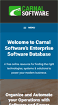 Mobile Screenshot of carnalsoftware.com